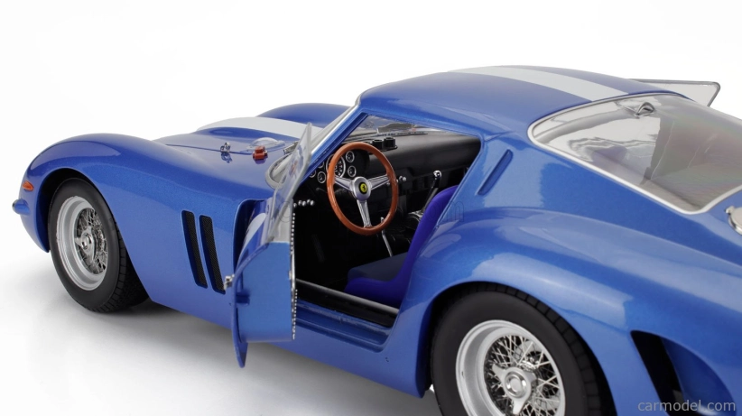 Ferrari 250 Gto 3.0l V12 Team N.a.r.t. North American Racing N 17 24h Le Mans 1962 Bob Grossman - Glenn Roberts "fireball" 1:12 Blue White