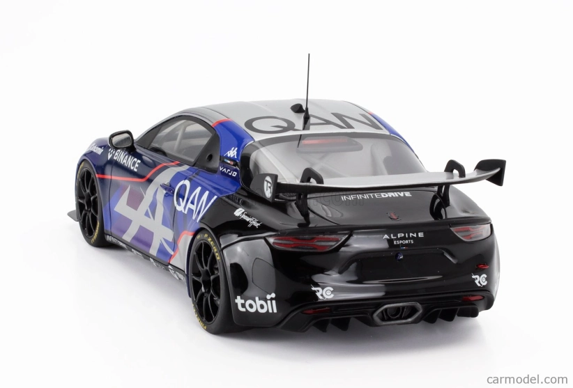 Otto-mobile Alpine A110 Gt4 Evo Coupe Alpine N 00 E-sports Series 2024 1:18 Modrá Černá