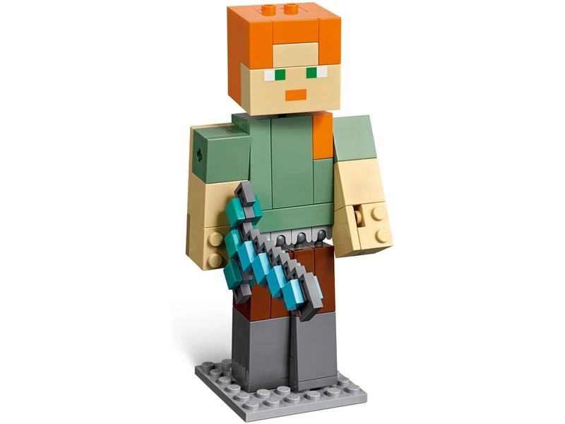 LEGO Minecraft - Velká figurka: Alex s kuřetem