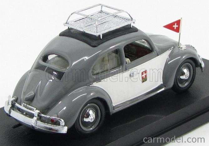 Rio-models Volkswagen Beetle Swiss Post 1963 1:43 čierna biela