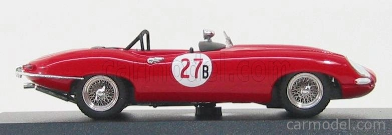 Najlepší model Jaguar E Type Spider N 27 Riverside 1961 Krause 1:43 Red
