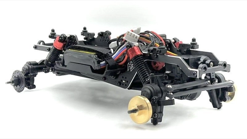 Mini Crawler Absima / Hobby Plus CR-18P PRO Juice Up 1:18 RTR - žlutý
