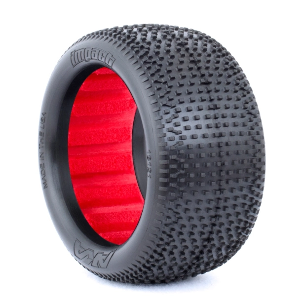 zadná časť 1:10 Buggy Evo Impact (zmes Super Soft) vrátane červenej vložky