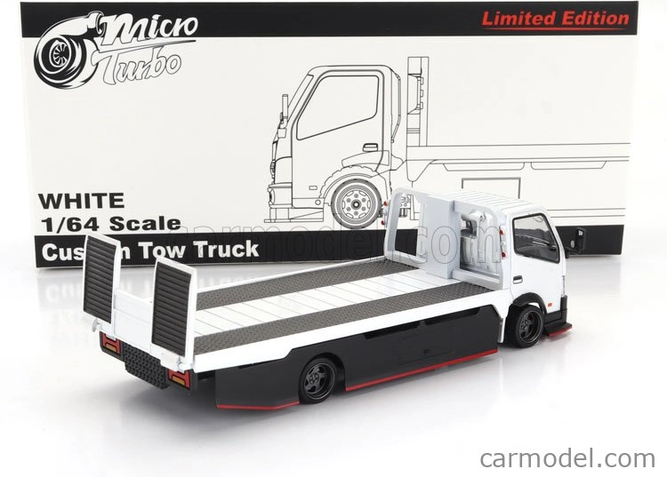Peako Isuzu Custom Tow Truck 1993 Soccorso Stradale - Carro Attrezzi - Wrecker Road Service - Car Transporter 1:64 Bílá