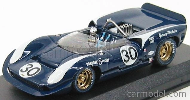 Najlepší model Lola T70 Spider N 30 Bridgehampton 1966 D.gurney 1:43 Blue White