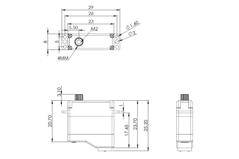 HV6120H (0.08s/60°, 5.4kg.cm)