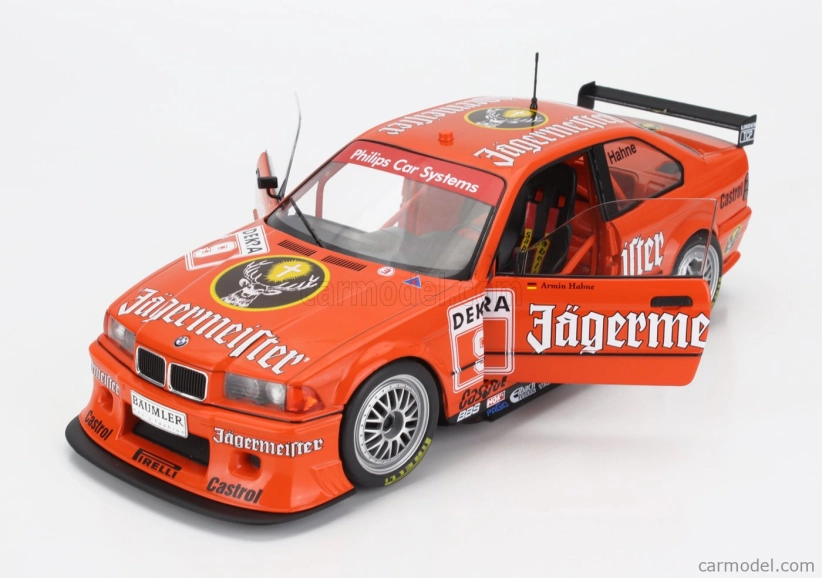 Werk83 BMW 3-series Coupe (e36) Jagermeister Team Linder N 9 Dtm Season 1993 Armin Hahne 1:18 Orange