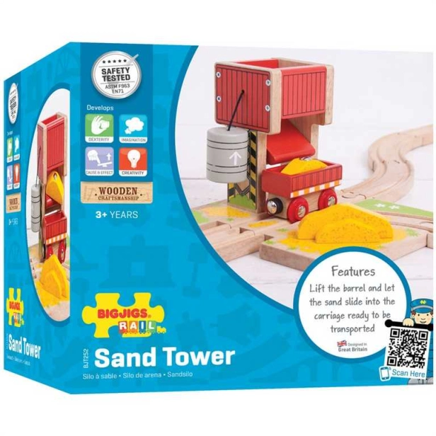 Veža na piesok Bigjigs Rail