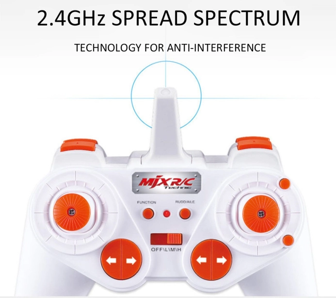 RC dron X800 3G ovládání + HD kamera C4016, bílá