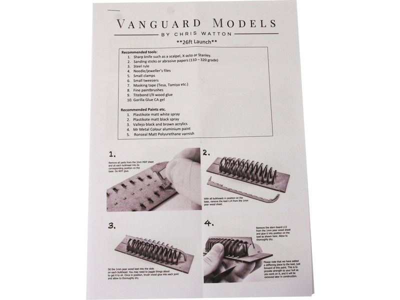 Vanguard Models Spúšťací čln 26" 1:64