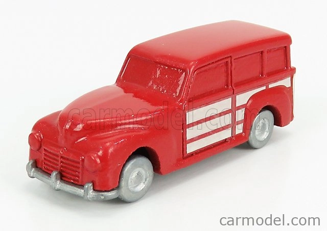 Officina-942 Fiat 1100 Bl Giardinetta Metallica Carrozzeria Monterosa 1958 1:76 Červená slonovina