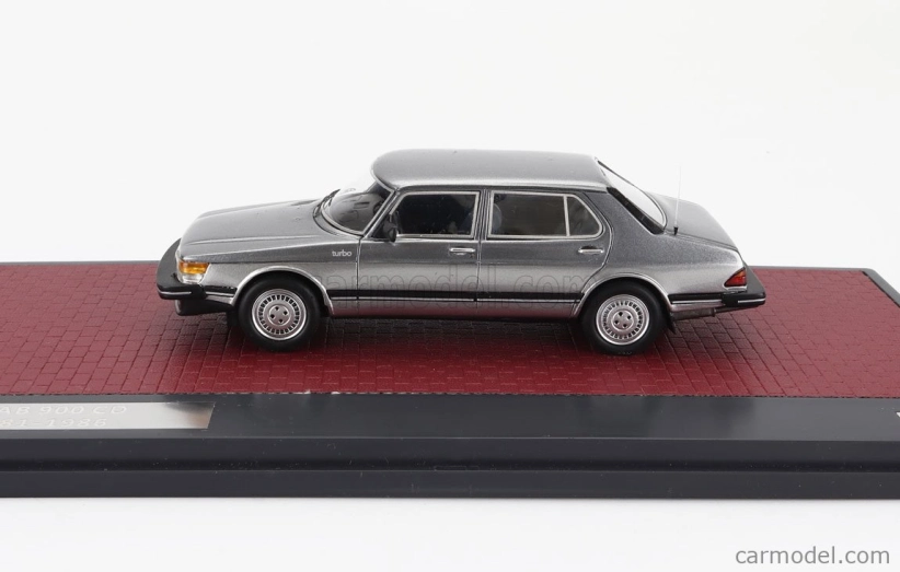Modely v mierke Matrix Saab 900 Cd Turbo 1986 1:43 Grey Met
