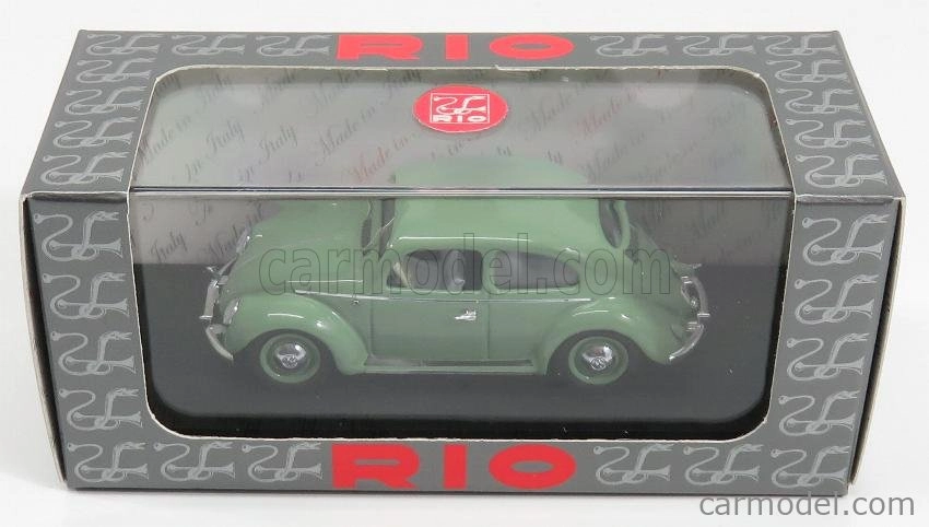 Rio-models Volkswagen Beetle Maggiolino 1200 De Luxe 1953 1:43 Zelená