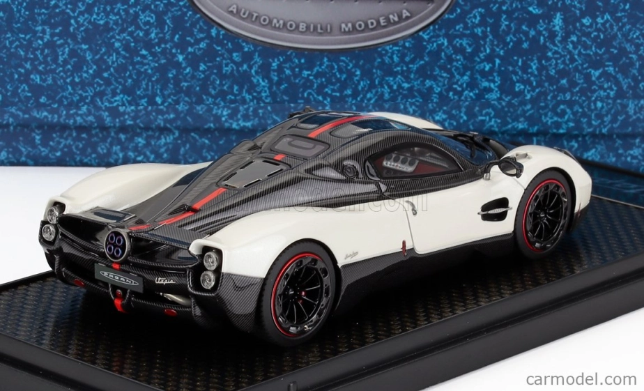 Bbr-models Pagani Utopia 2022 1:43 White Carbon - Bianco Benny Carbonio