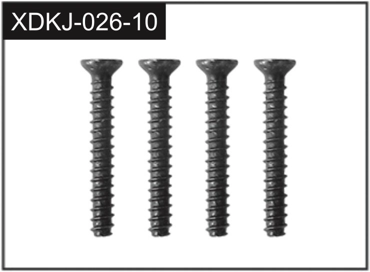 J-026-10 - Skrutky 2 × 10 mm (4 ks)