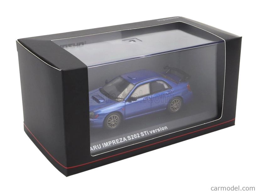 Kyosho Subaru Impreza (s202) 2002 1:43 Modrá