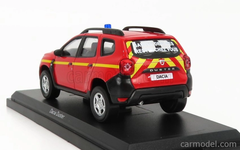 Norev Dacia Duster Pompiers 2020 1:43 Červená žltá