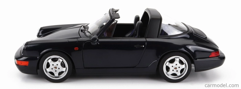 Norev Porsche 911 964 Carrera 4 Targa 1991 1:18 Modrá