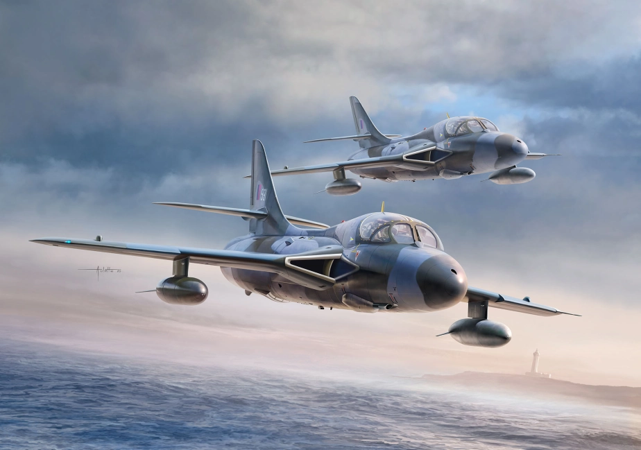 Plastic ModelKit lietadlo 03786 - Hawker Hunter T.7/T.7A (1:32)