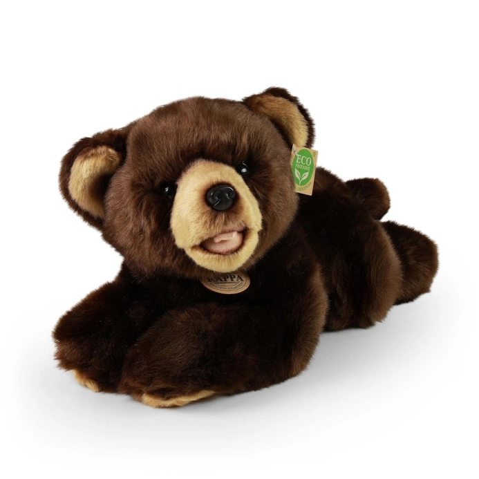 Rappa Plyšový medveď ležiaci 32 cm ECO-FRIENDLY