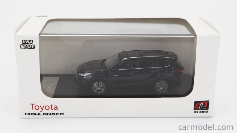 Lcd-model Toyota Highlander 2022 1:64 Black