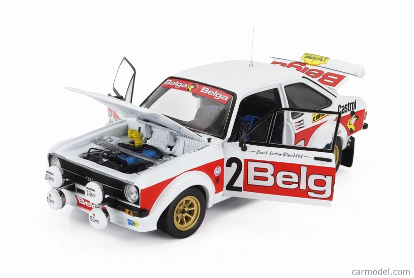 Sun-star Ford england Escort Rs 1800 (night Version) N 2 Rally De Condroz 1979 Hannu Mikkola - Arne Hertz 1:18 Bílá Červená