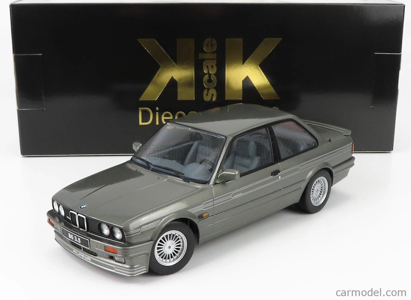 BMW radu 3 Alpina B6 3.5 (e30) 1988 v mierke Kk 1:18 Grey Met