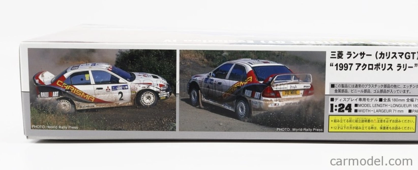 Hasegawa Mitsubishi Lancer Carisma Gt Evolution Iv N 2 Rally Acropolis 1997 A.reid - R.burns 1:24 /
