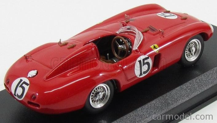 Umelecký model Ferrari 750 Monza N 15 Winner Tourist Trophy 1954 Podvozok #0440 Hawthorn - Trintignant 1:43 Červená