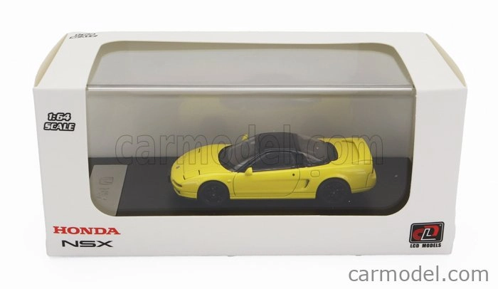 LCD model Honda Nsx-na1 1992 1:64 žltá