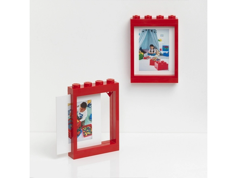 LEGO fotorámček červený