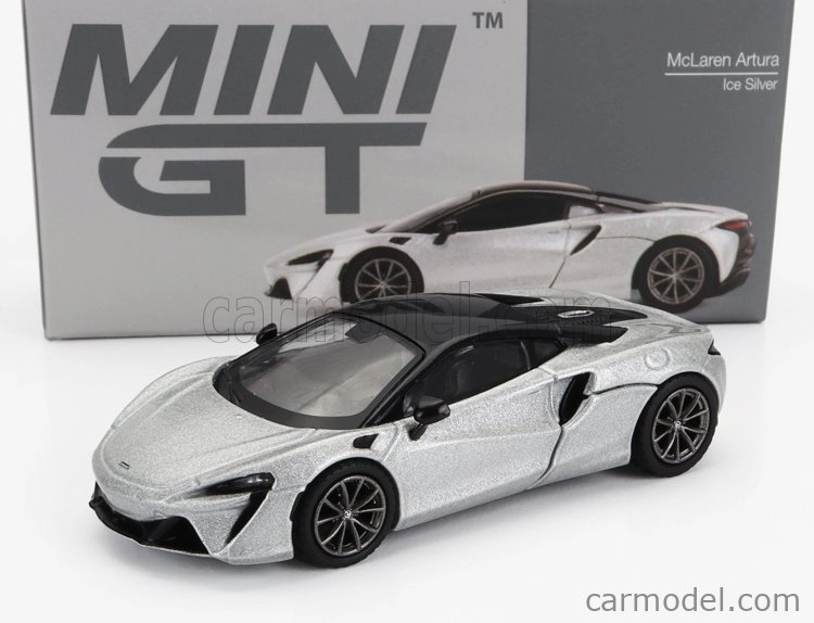Truescale Mclaren Artura 2021 1:64 ľadovo strieborný