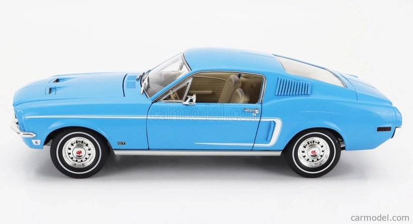 Greenlight Ford USA Mustang Fastback Coupe 1968 - Ford Rainbow Of Colors 1:18, modrá