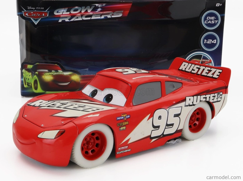 Jada Walt Disney Saetta Blesk Mcqueen - film Autá 1:24 červeno-žltá
