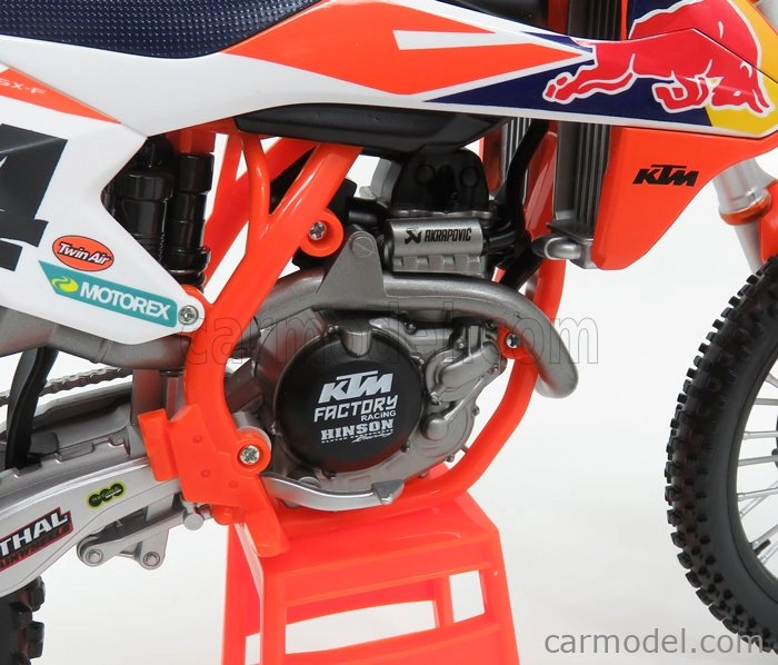 Maisto KTM 450 Sx Red Bull N 84 Jeffrey Herlings Supercross World Champion 2018 1:6 oranžovo-biela