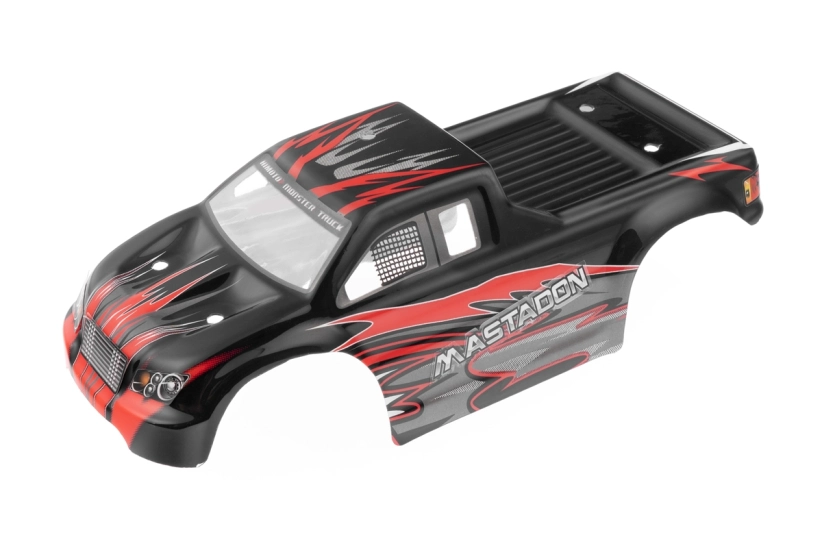 Karoséria lakovaná 1:18 Monster Truck, červená