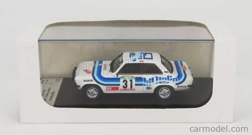 Trofeu Opel Ascona (night Version) N 31 Rally Portugal 1980 J.santos - L.alegria 1:43 Bílá Modrá