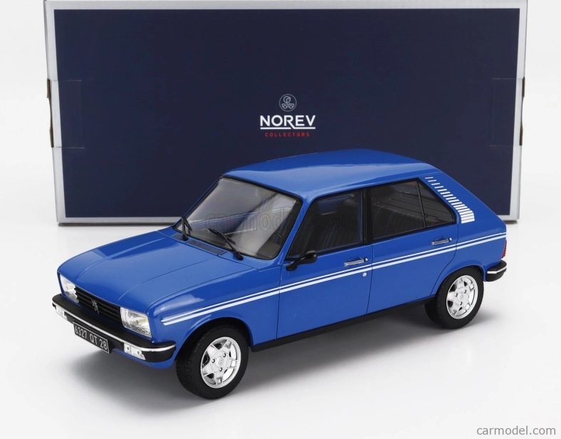 Norev Peugeot 104 S 1981 1:18 Ibis Blue