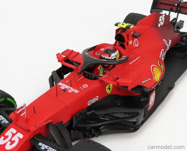 Bbr-models Ferrari F1 Sf21 Team Scuderia Ferrari Mission Winnow N 55 1:18, červená