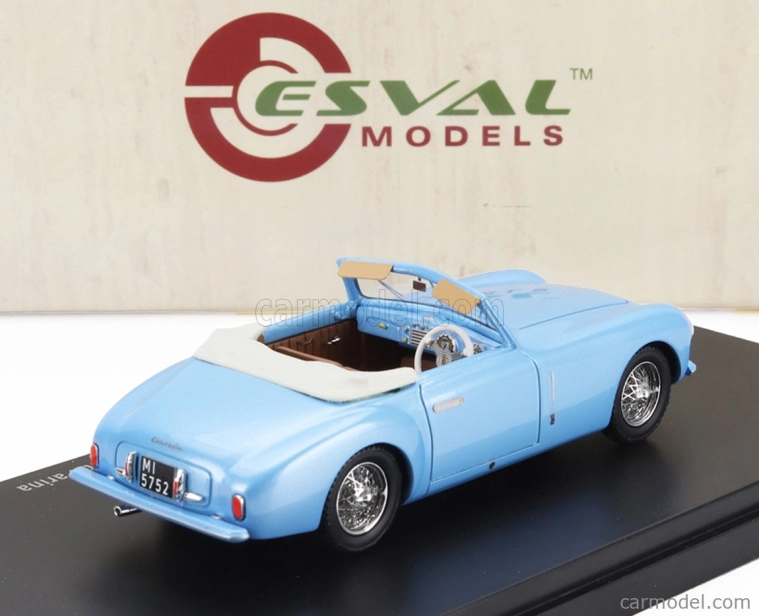 Esval model Cisitalia 202 Sc Stabilimenti Farina Cabriolet Open 1947 1:43 Blue