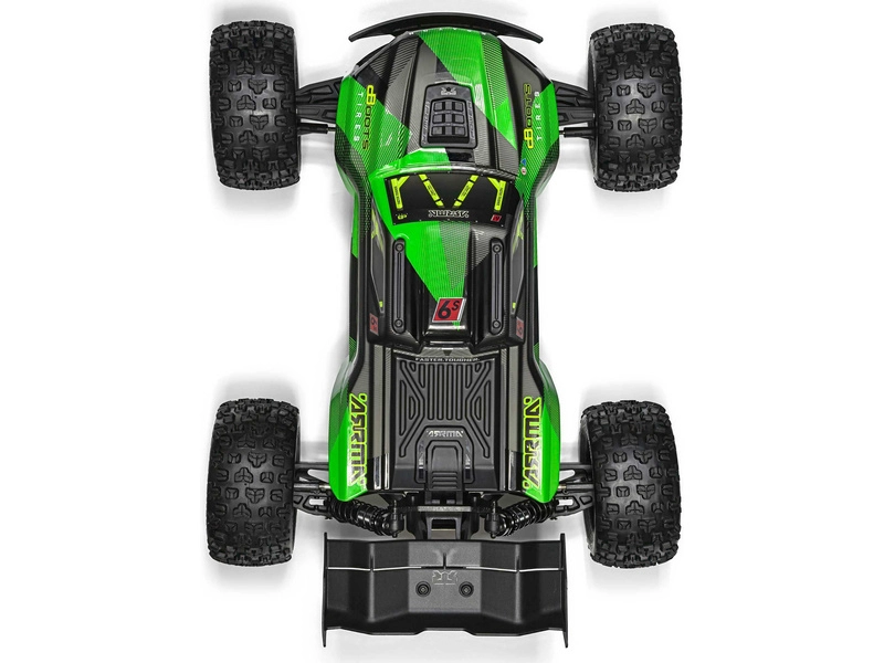 RC auto Arrma Kraton 6S V6 BLX 1:8 4WD RTR, modrá/růžová