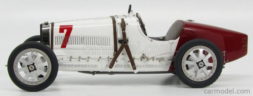 Cmc Bugatti T35 N 7 Gp Národný farebný projekt Poľsko 1924 1:18 Biela červená