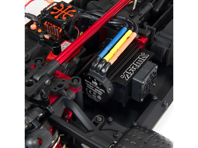 RC auto Arrma Infraction 6S BLX 1:7 RTR, stříbrná