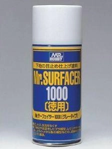B524 Mr. Primer Surfacer 1000 - tmel v spreji 170 ml