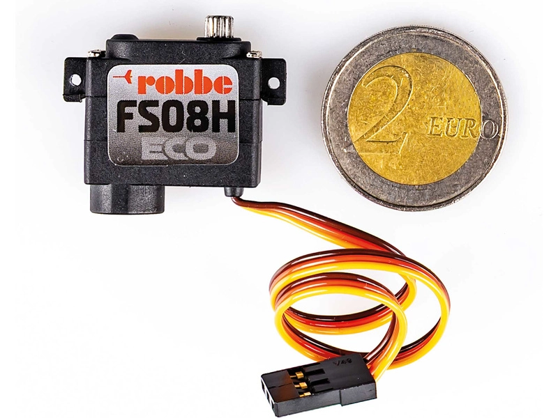 Robbe servo Eco FS 08H HV 2.7kg.cm 0.075s/60° MG 15T-Mini