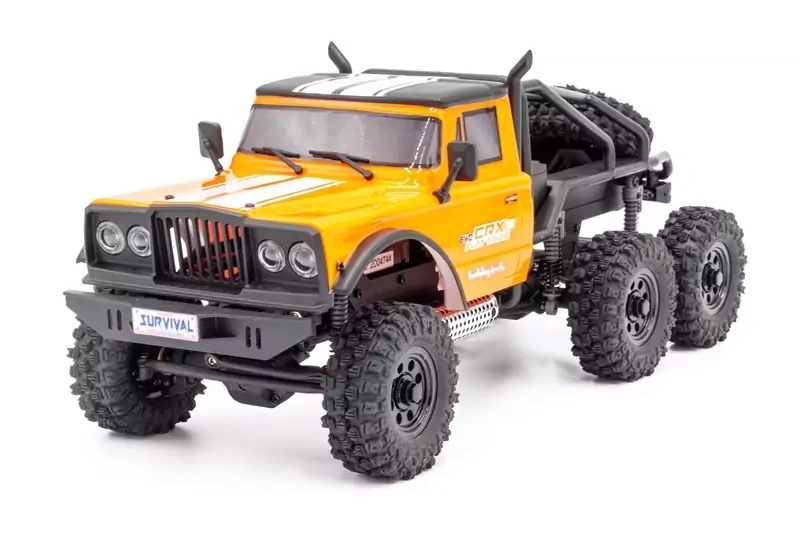 BAZAR - RC auto Hobbytech CRX18 Truck Trial 1/18, 6WD, krátká verze, oranžová