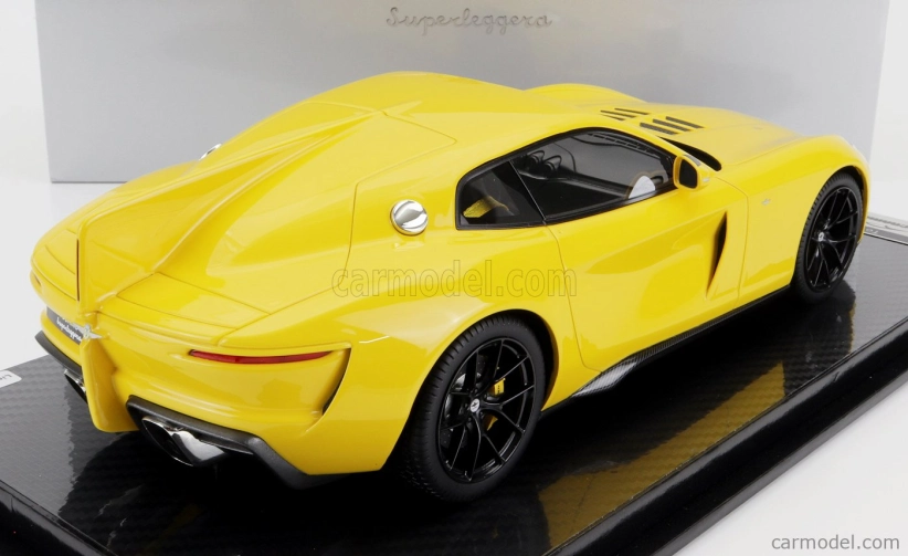 Tecnomodel Touring Superleggera Aero-3 Based Ferrari F 12 Berlinetta Chassis 2022 1:18 Modena Žlutá
