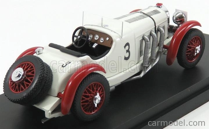 Rio-models Mercedes benz Ssk N 3 Winner Irish Gp 1930 R.caracciola 1:43 Bílé Bordeaux