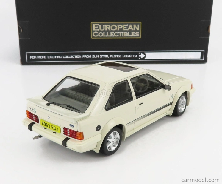 Sun-star Ford england Escort Rs Turbo 1984 1:18 Bílá