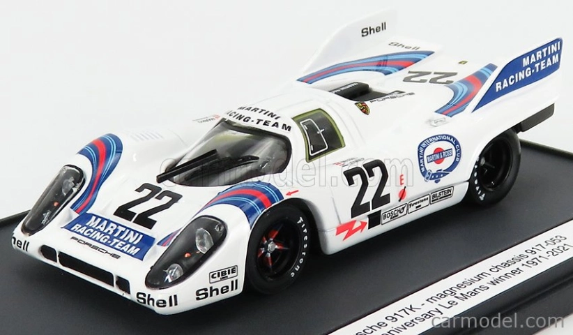 Brumm prom Porsche 917k Team Martini Racing N 22 1:43, bílá